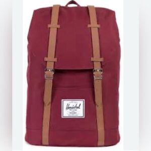 HERSCHEL supply co. burgundy Retreat backpack